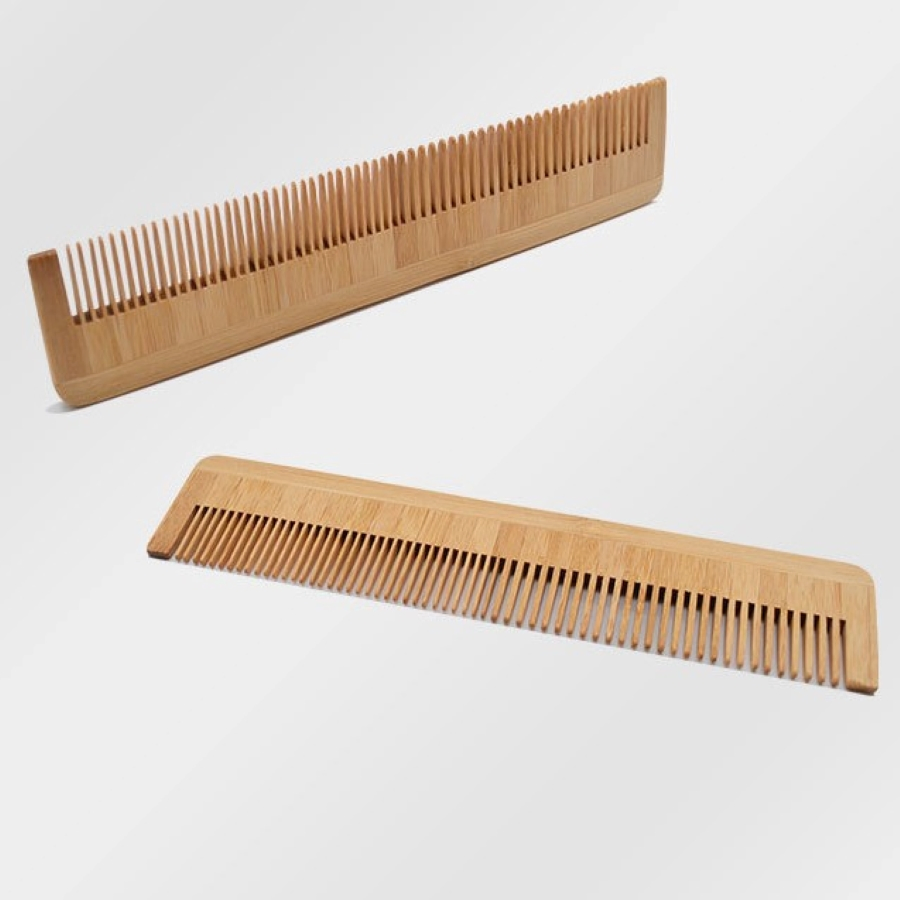 Bamboo Wooden Comb in Kraft Box with Hotel Amenities for Guest Room