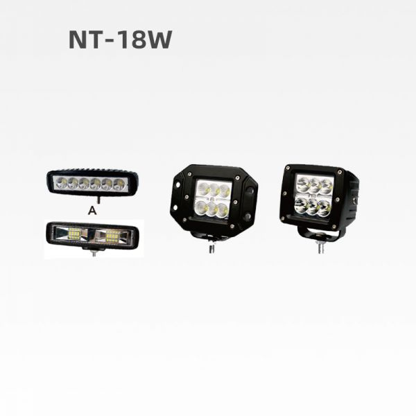 18W LED Off-Road Work Light for Car, Truck, Motorcycle