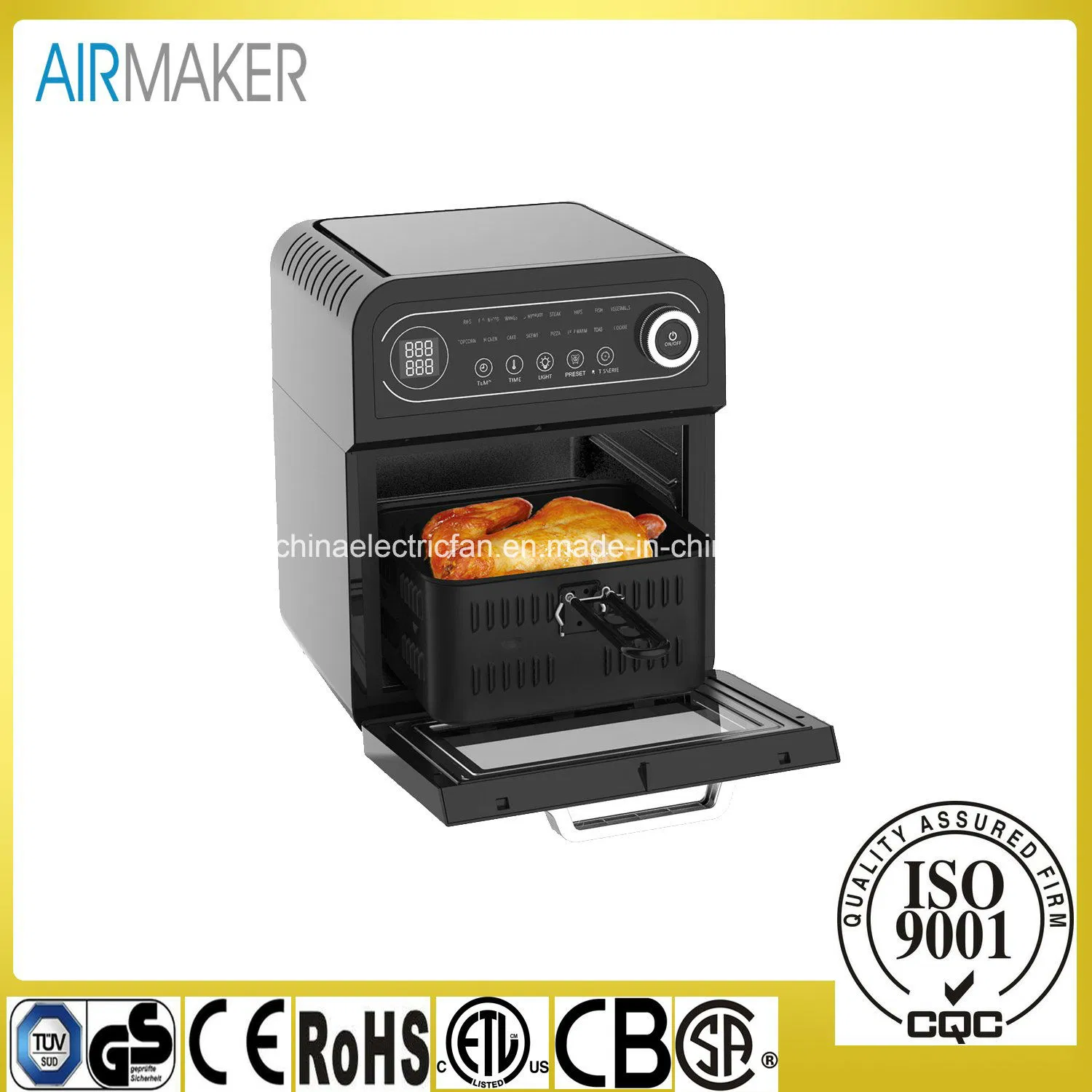 12 Litres Digital Electric Oil Free Air Fryer Without Oil