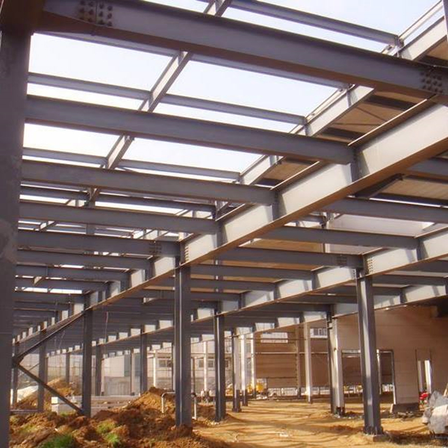 Plant/Hangar/Garage/Shed Steel Material Drawing Design Factory Engineered Sandwich Panel Metal Sheet Workshop Structure Warehouse for Large Span Building