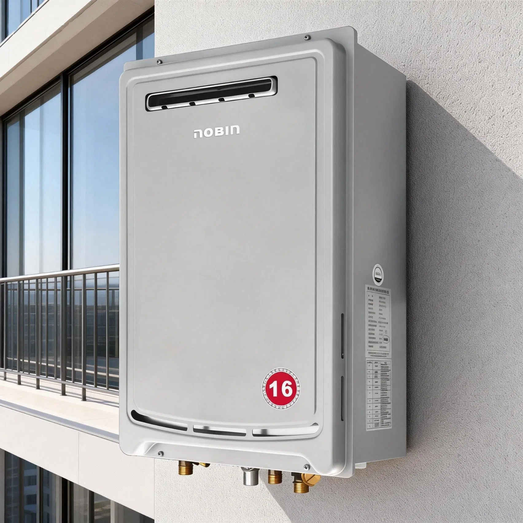 Powerful Gas Water Heater: 30kw with 16L/Min Hot Water Flow