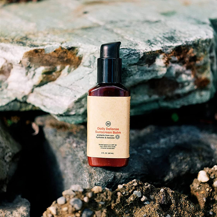 Natural Mineral Face Sunscreen SPF 30 for Smooth Skin