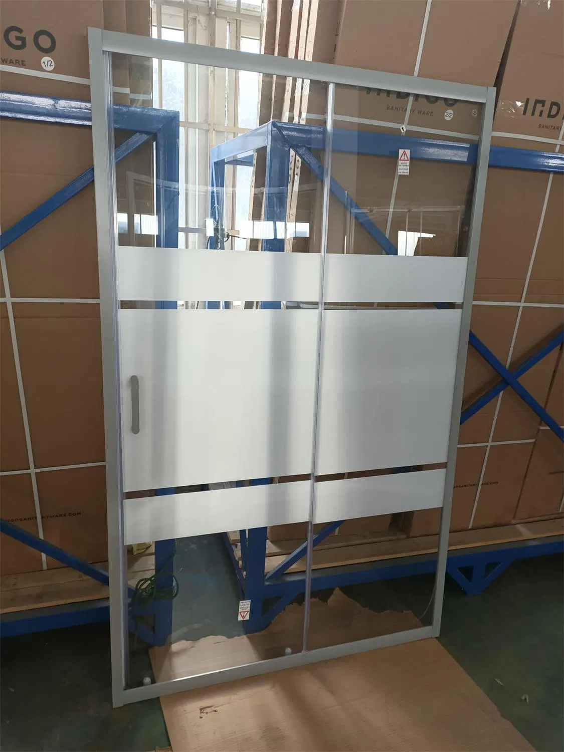 Sliding Toughened Glass Wall to Wall Shower Door