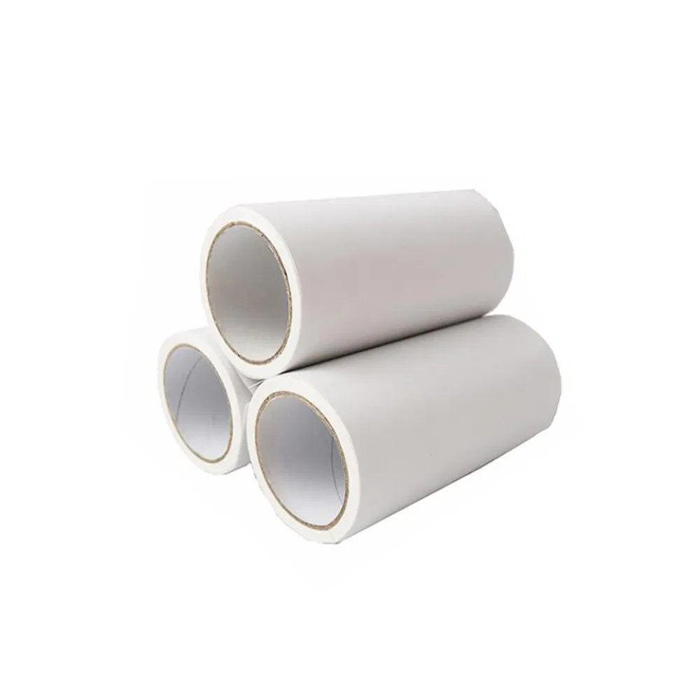 Magic Tool for Hair Removal Lint Roller Straight Handle Teasable Paper Sheets Silicone Plastic Replacement Rolls