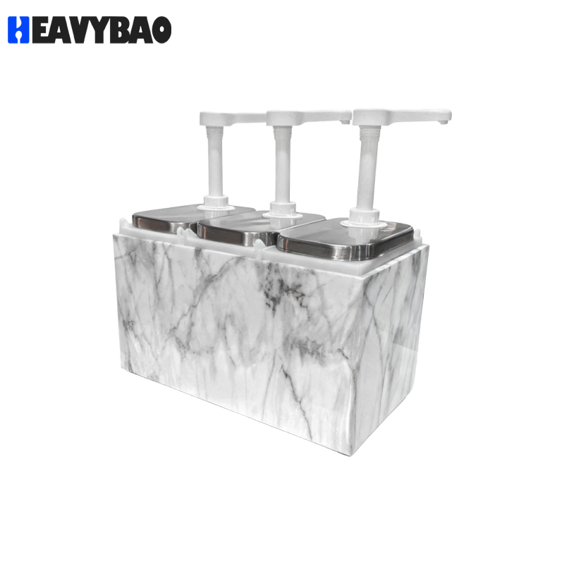 Диспенсер для соусов Heavybao, 3x2 л, гидропечать