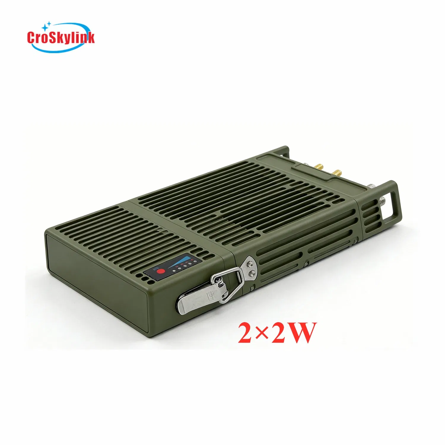 High Power 2X2w 36dBm 150km+ IP Mesh Radio Station for Long Range Tactical Communication