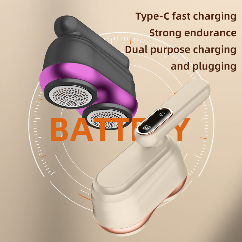 USB Double-Head Hairball Trimmer Rechargeable Clothing Hair Remover Home Digital Display Sweater Ball Remover