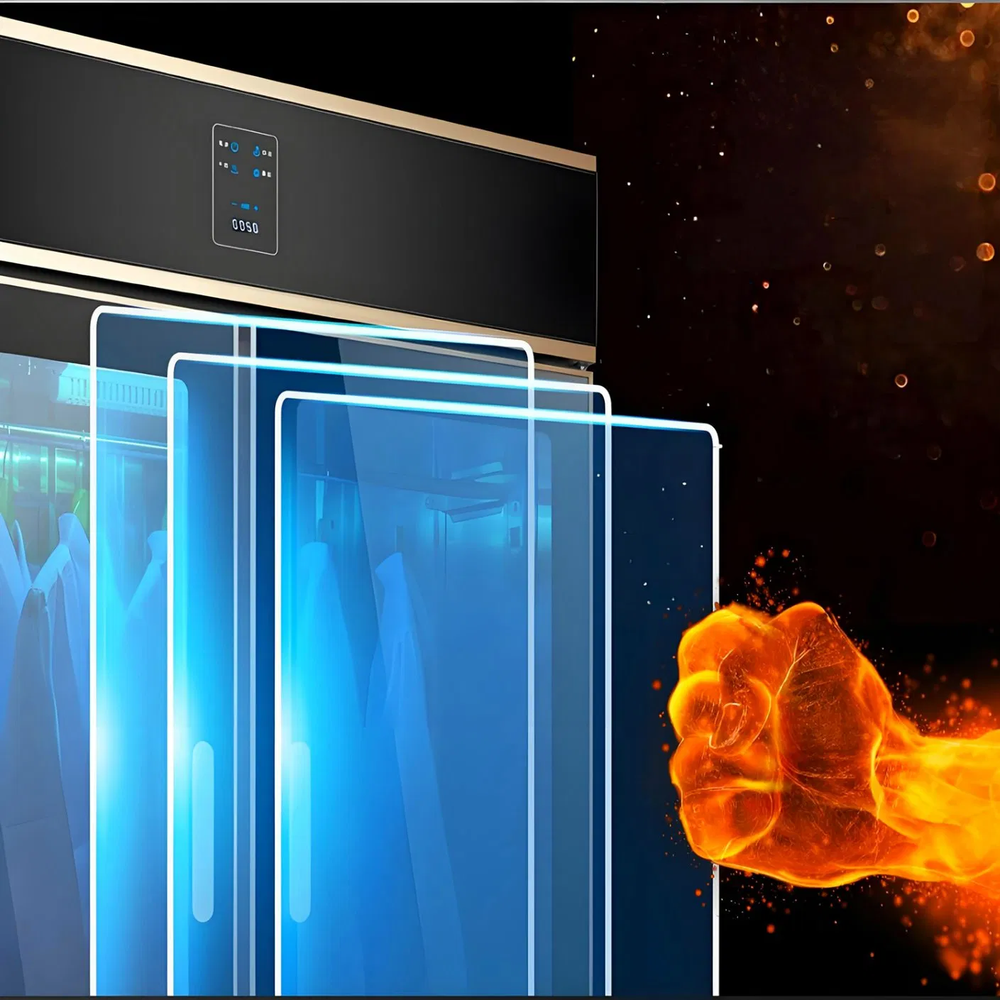 Chemical Strengthen Borosilicate Glass for Clothes Dryers & Washers & Ovens