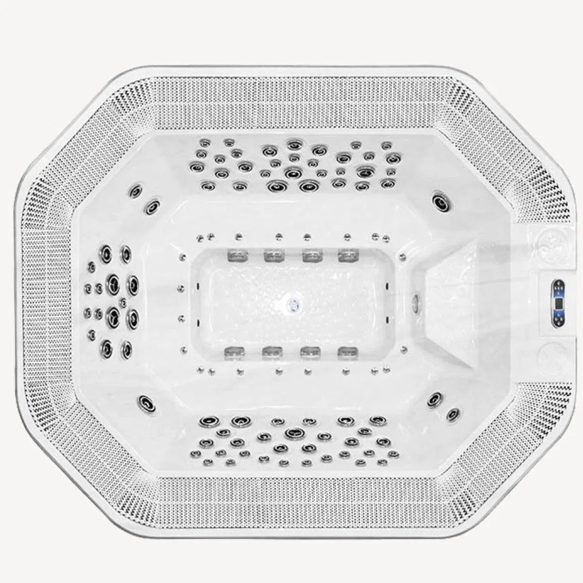 SPA-ванна с гидромассажем, LED-подсветкой и Bluetooth