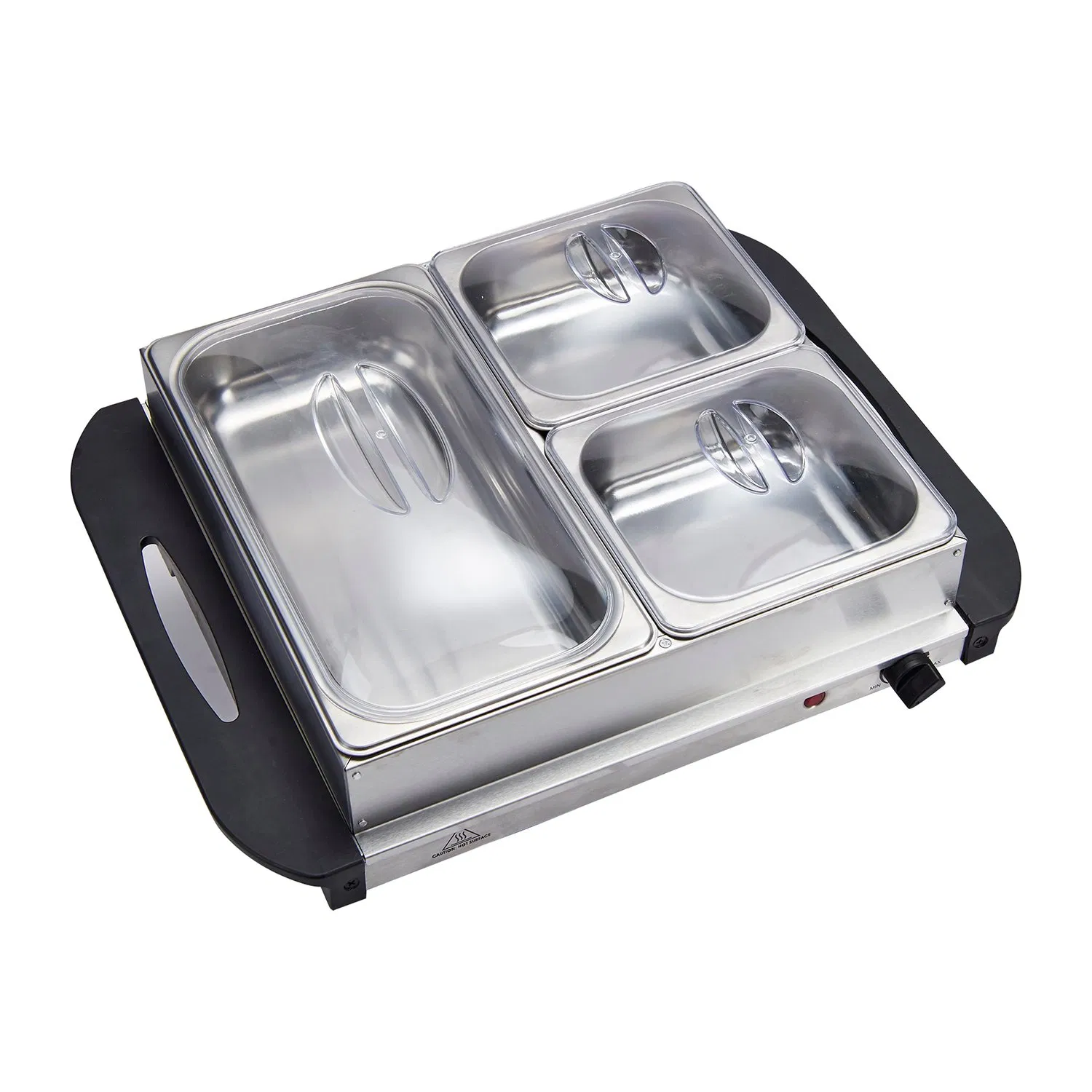 2024 Hot Sale Stainless Steel Round Food Warmer Chafing Buffet