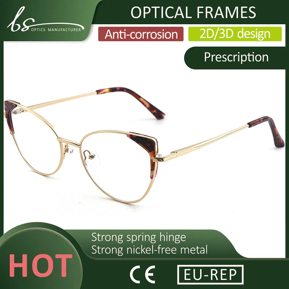 Ergonomic Fashion Refined Optical Glasses Frame Used for Comfortable Sustained Usage