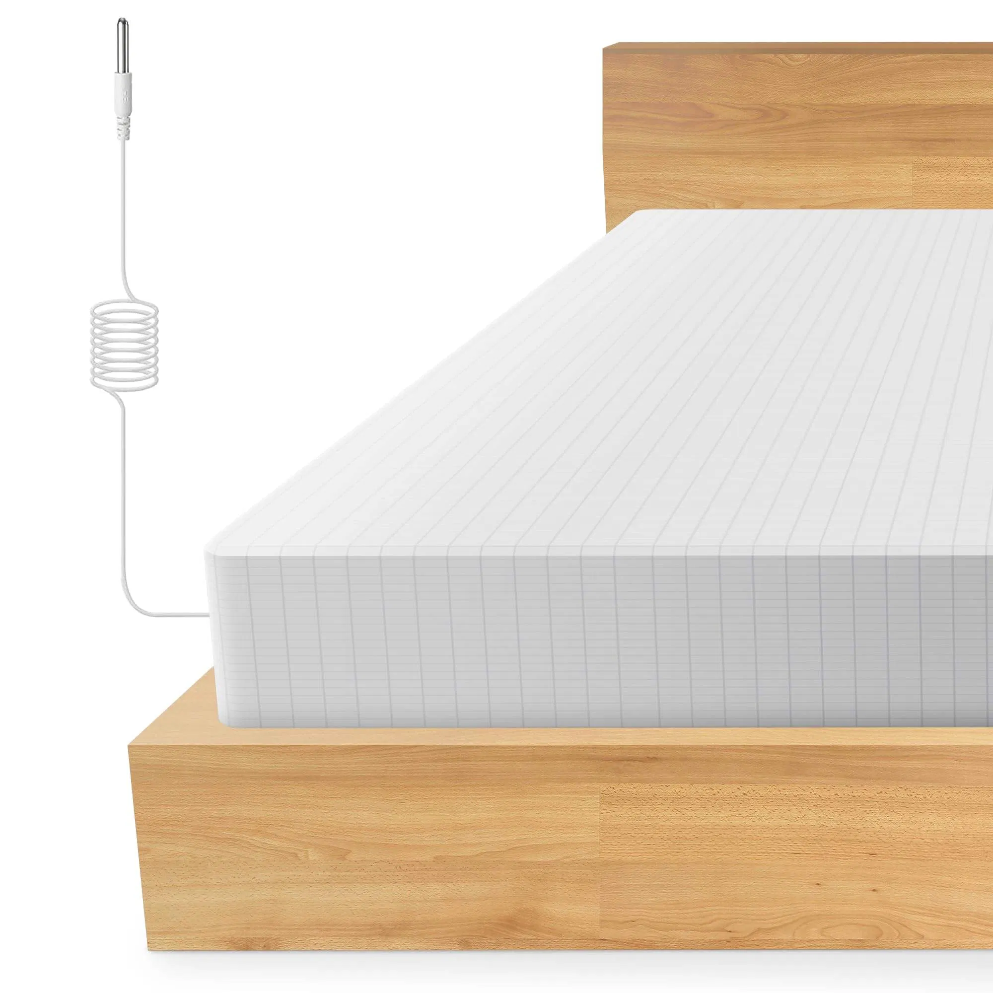 Discover Serene Slumber: Lavish Organic Cotton Earthing Sheet, Featuring Conductive Silver Fiber, for a Perfect Night's Rest and Enhanced Wellness