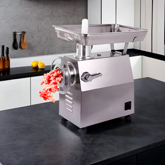 Premium Stainless Steel Meat Grinder - Yk-12c Model with Turbine Transmission