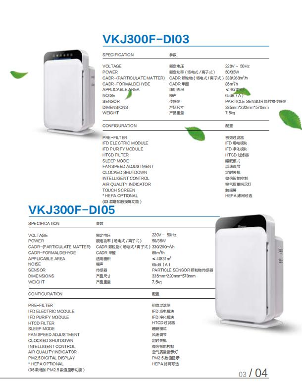 Wall Mounted Air Sterilizer Purifier with UVC Light Air Disinfection for Hospital