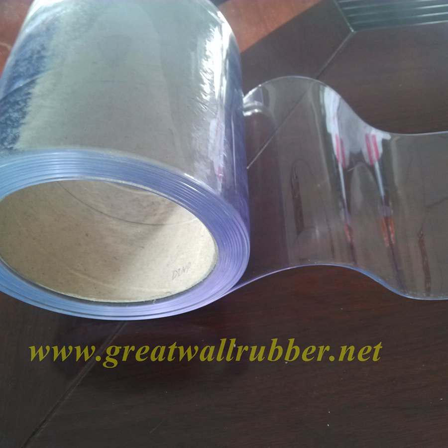 3mm*300mm PVC Transparent Curtains Plastic Flexible Door Curtain Roll