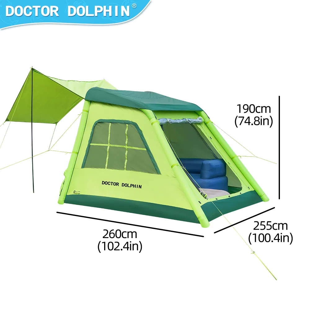 Large High Quality Easy Setup Water Resistant Portable Easy to Store Inflatable Tent