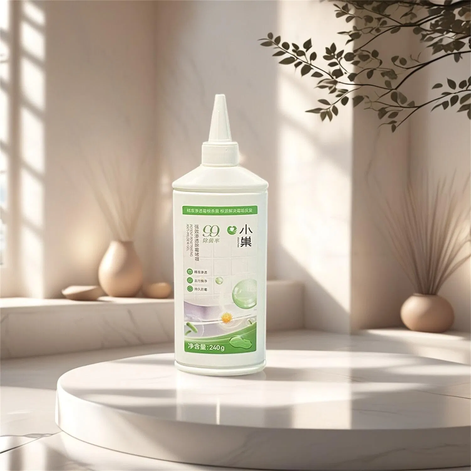 Fast-Acting Mold and Mildew Remover Spray for Stain Cleaning