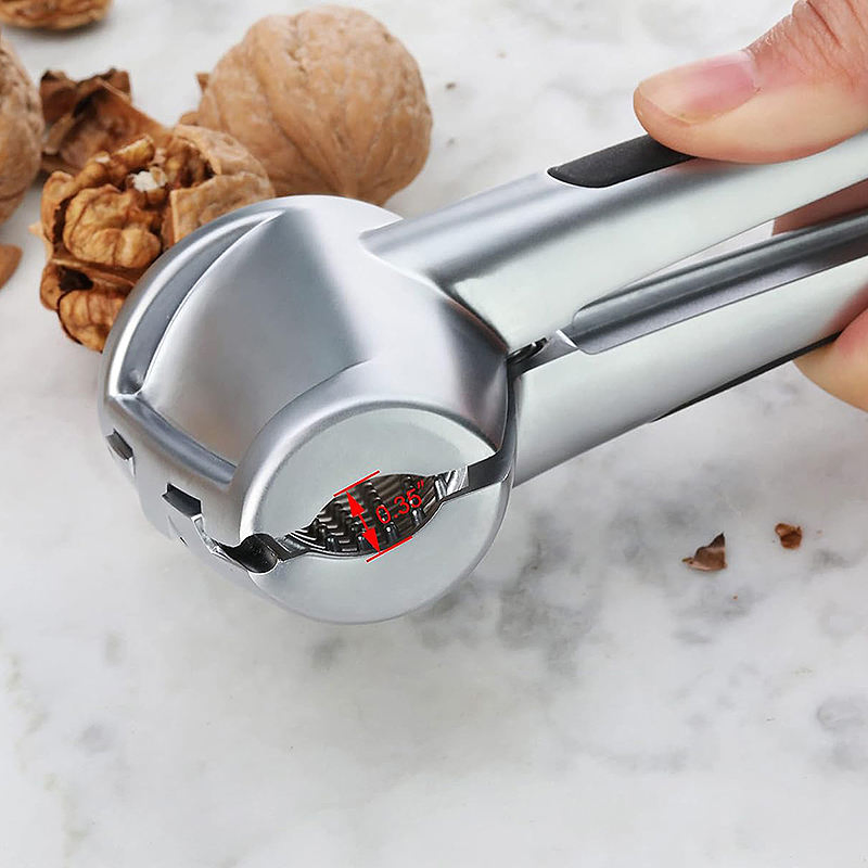 New Design Kitchen Gadgets Almond Walnuts Clip Zinc Alloy Kitchen Nutcracker Nut Cracker Opener Tool Opener for Cracking Nuts