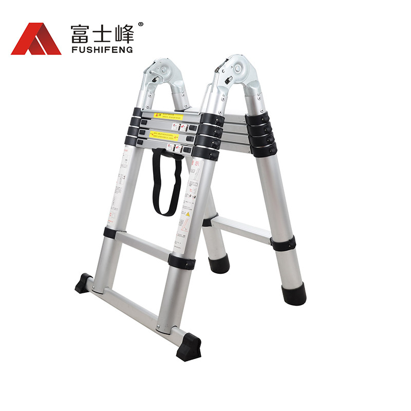 4.4m Double Side Extendable Telescopic Ladder by En131