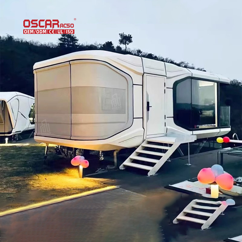 Double Soundproof Sleep Future Capsules China Prefabricated Space House Bedroom Office Hotel Space Capsule House