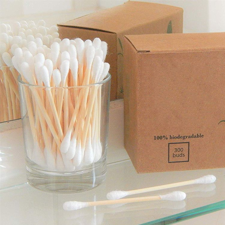 200 Count Factory Price Zero Waste Bamboo Cotton Buds