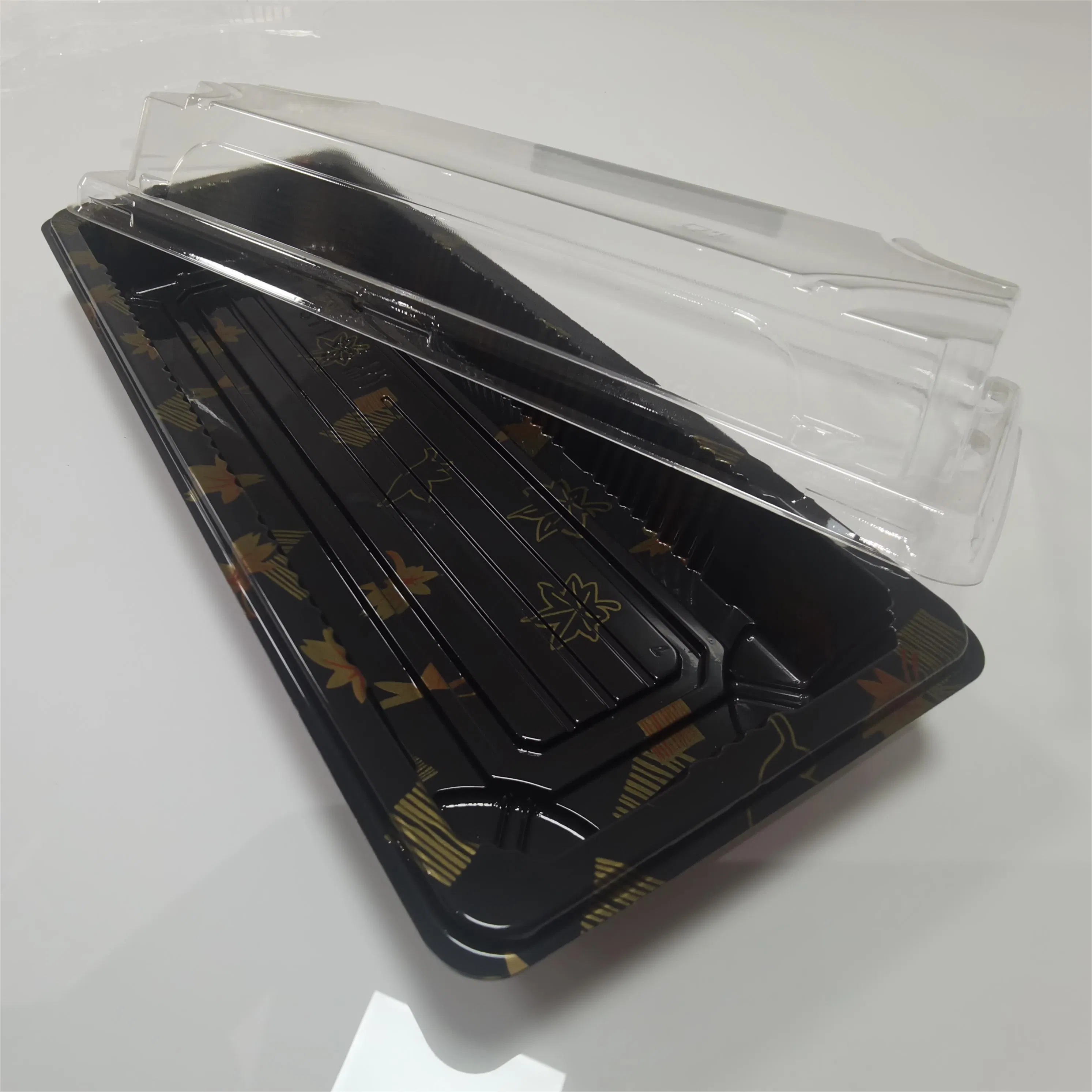 Blister Plastic Sushi Packaging Tray Takeaway Food Box with Lid