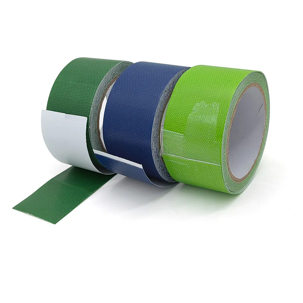 High Viscosity Waterproof PVC Tarpaulin Coated Banner Fiberglass PE Coated Tarp Tarpaulin Repair Tape