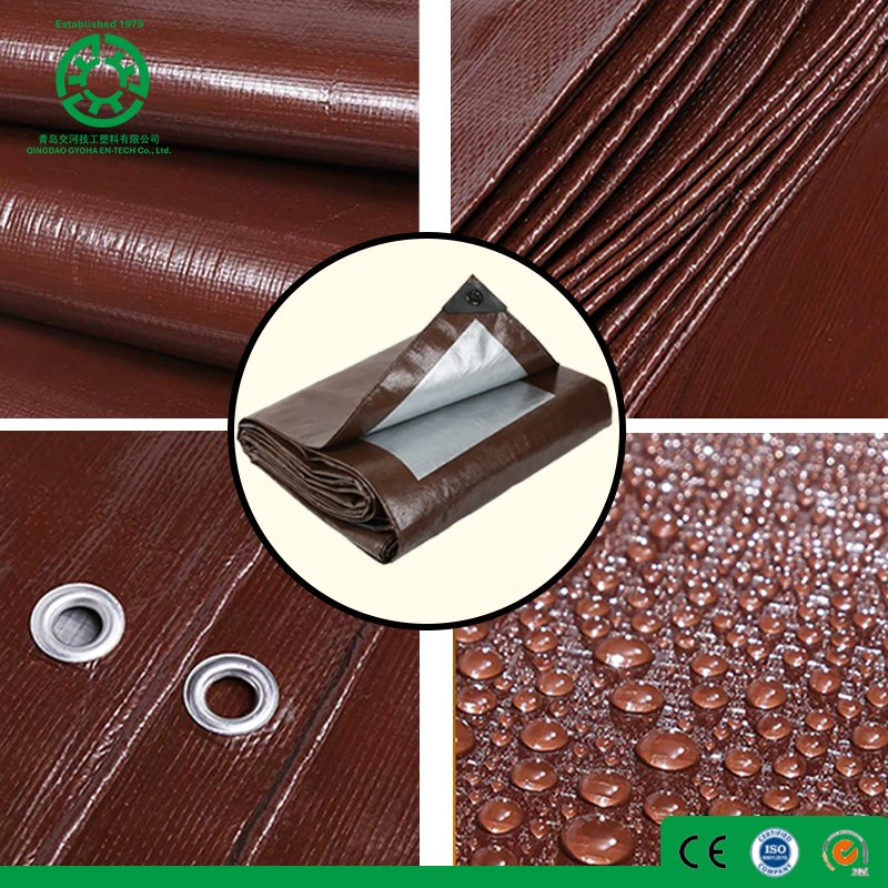 Heavy Duty PE Tarpaulin 190GSM R/Blue 6'x8' Waterproof Cover