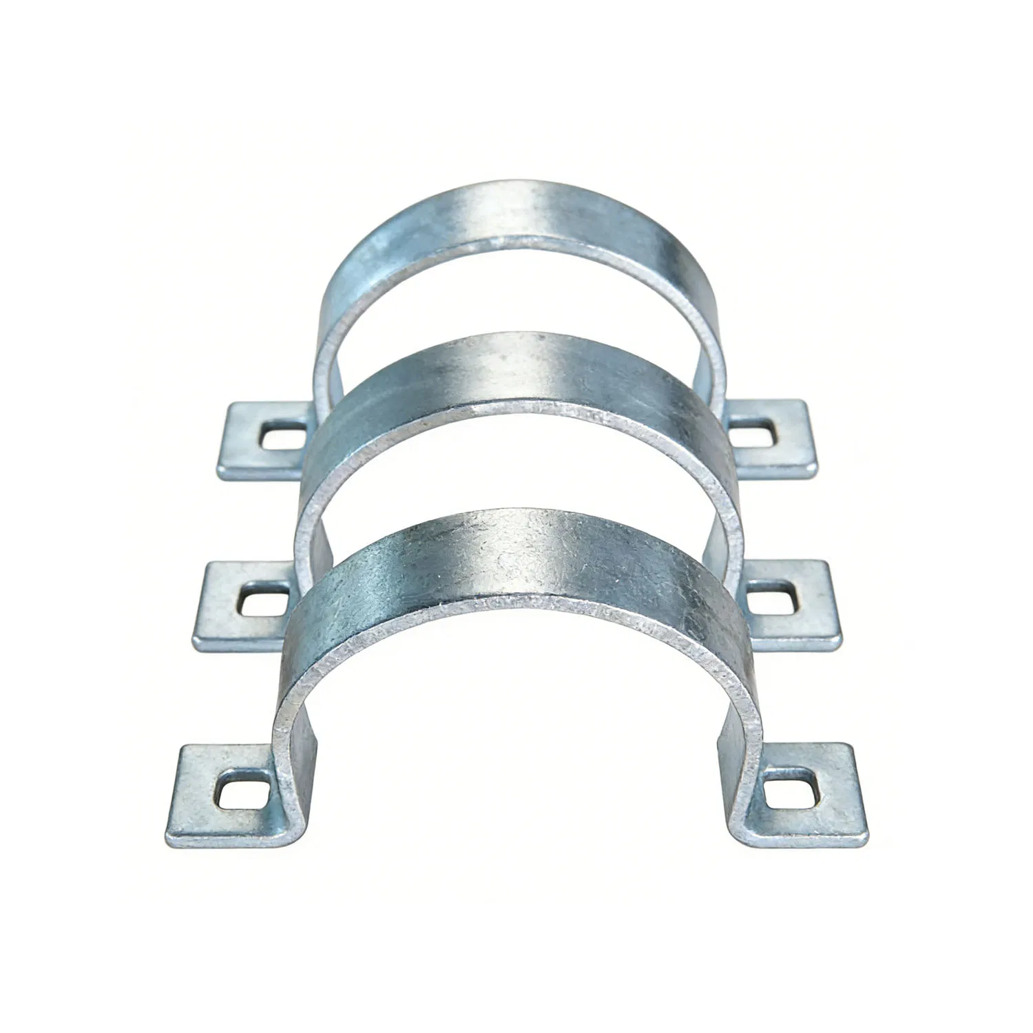 Small Size Industrial Galvanized and Stamping Steel Duct Pipe Fitting Bracket Clamp