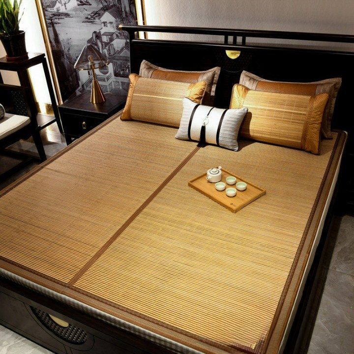 OEM Carbonized Simple Cool Feeling Foldable Bamboo Bedding Mat