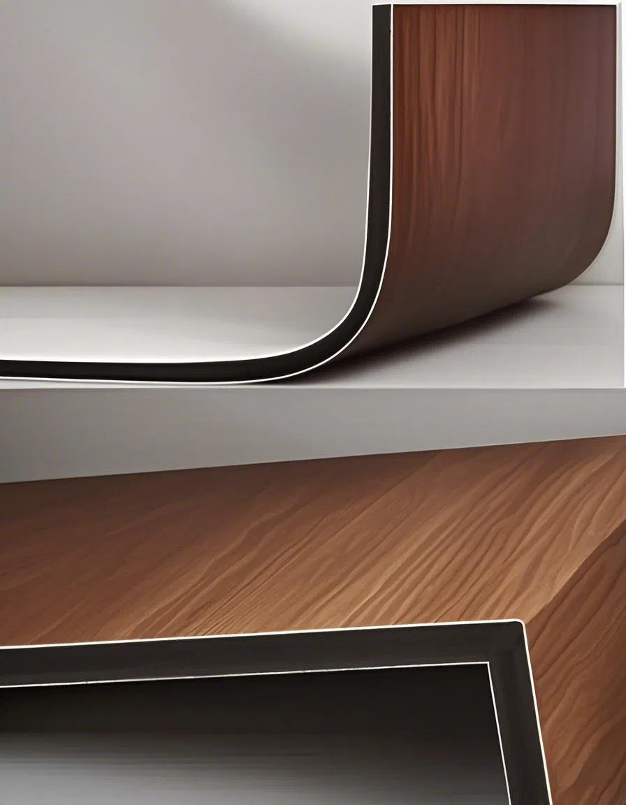 High-Glossy Bamboo Charcoal Wood Seamless Marble Sheet Wall Panel for Modern Interiors with Eco-Friendly