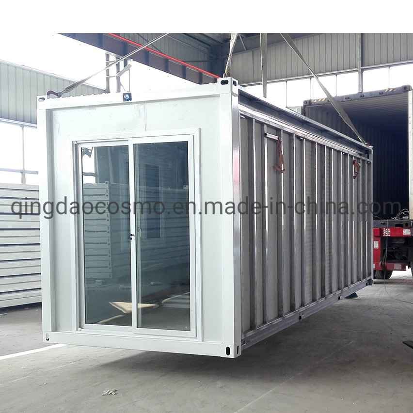 Fast Installation 3 Bedroom Luxury Container Home 20 Feet Container Home Expandable Prefabricated House Container Convenient Mini Wood Grain House with