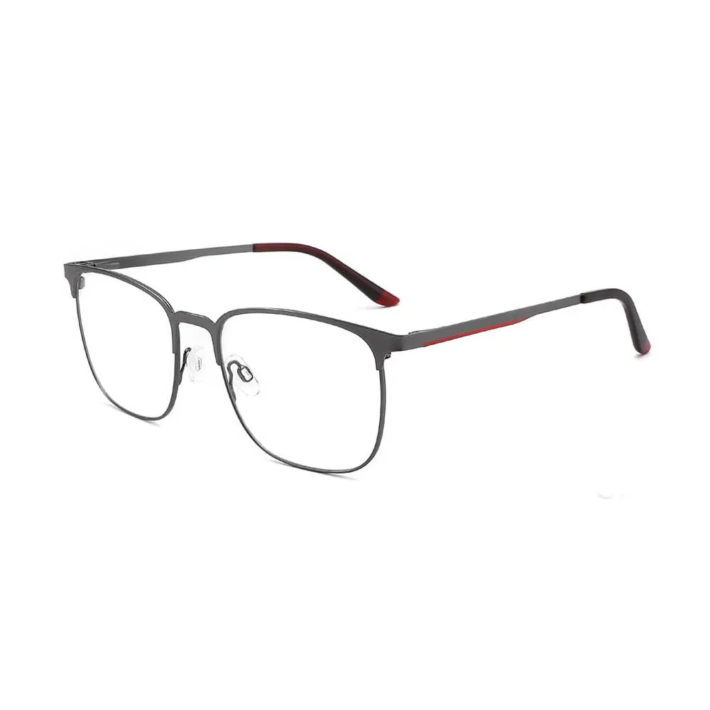 Gd Best Selling Cheap Men Fashion in Stock Metal Square Optical Frames Glasses Wholesale Eyewear