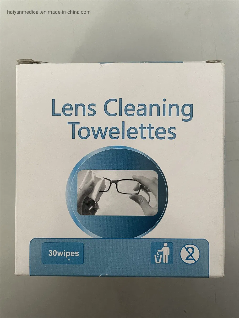 China Factory Customized Lens and Eye Glasses Cleaning Wet Wipes
