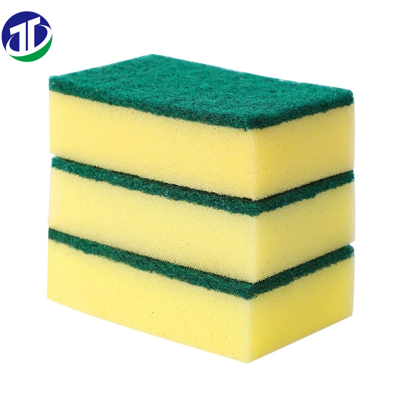 Cleaning Product Green Scouring Pad Scour Sponges Pink Scouring Pad