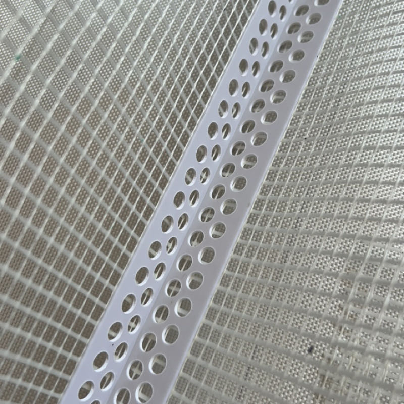 Corner Bead Plaster Drywall Construction Material Angle Bead PVC Plastic with Fiberglass Mesh