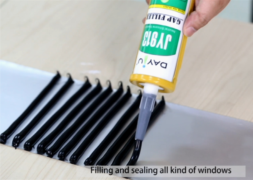 Jy913 Neutral Silicone Sealant Non-Corrosive for Window Door Building Materials Sealing