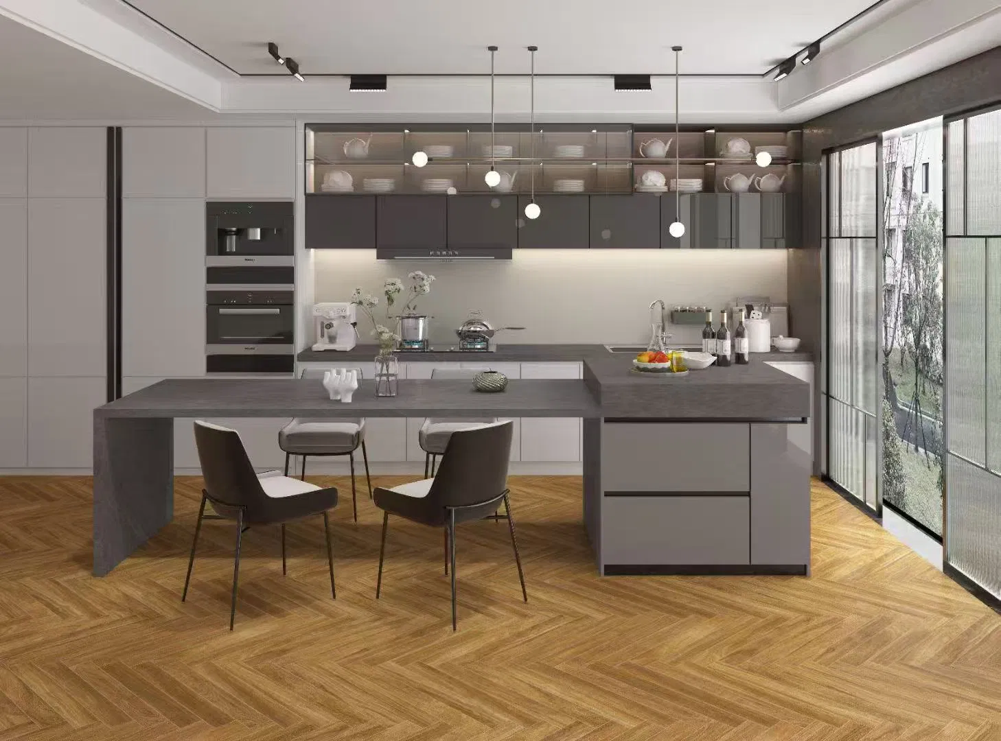 Premium Polished Marble Tiles for Elegant Kitchen Countertops