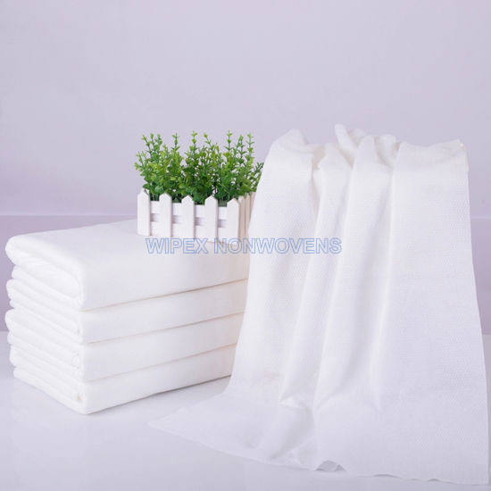 Spunlace Nonwoven Disposable Big Body Dry Towels Salon Towel for Body UAE