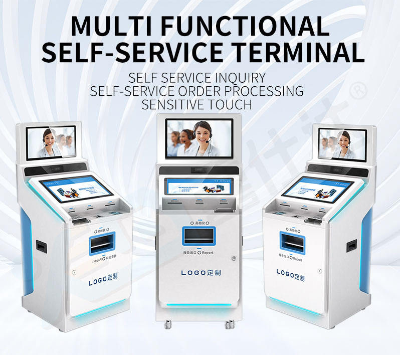 Document Camera High-Speed Scanner Self Service Kiosk with Printer Multifunction K Paper A4 Self Service A4 Printing Kiosk Self Service Printing Kiosk