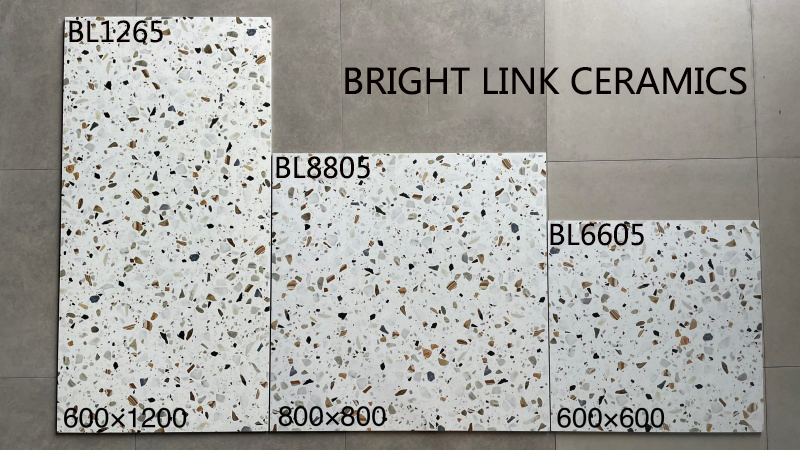 Good Quality All Matching Sizes 03 Terrazzo Porcelain Glazed Floor Wall Tile