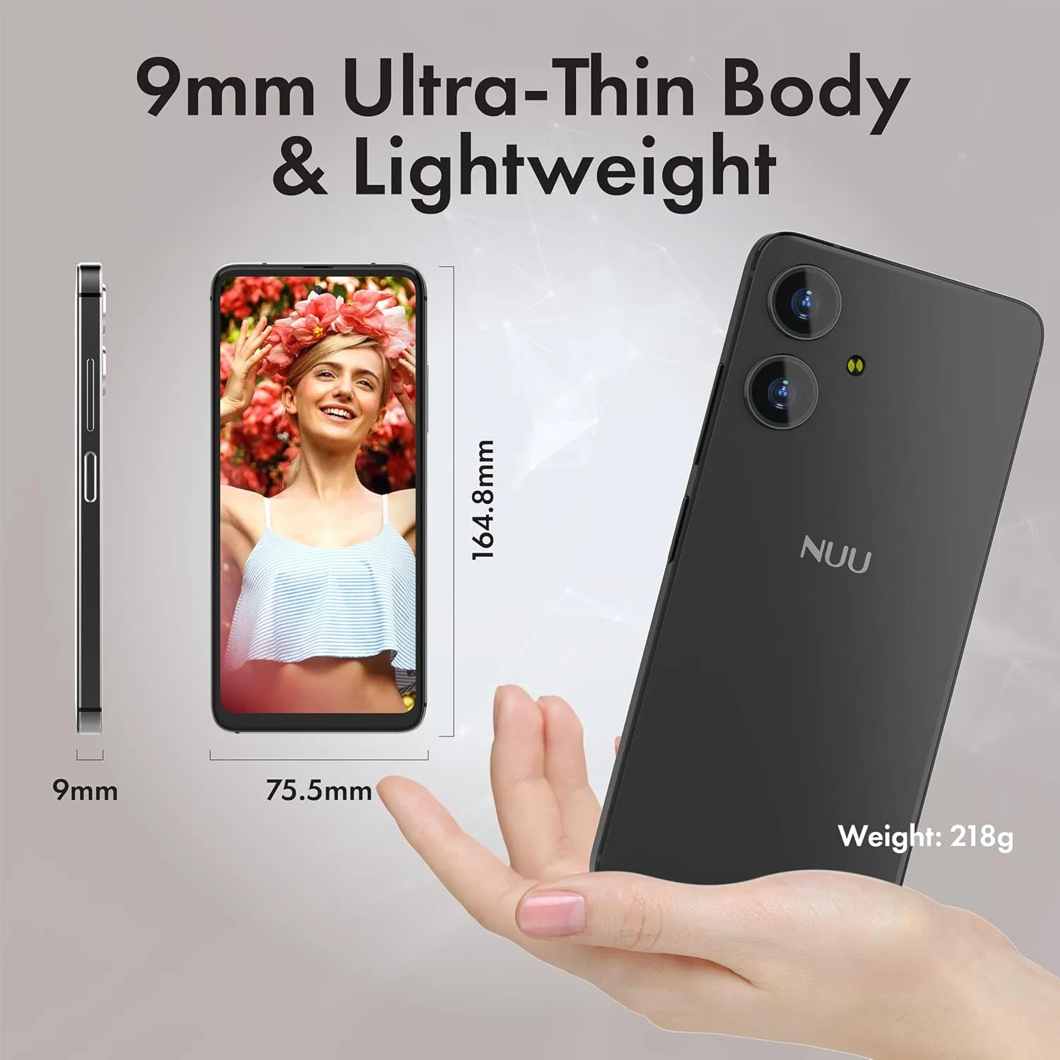 Смартфон 5G с двумя SIM-картами, 6.6 дюймов, 8/128 ГБ