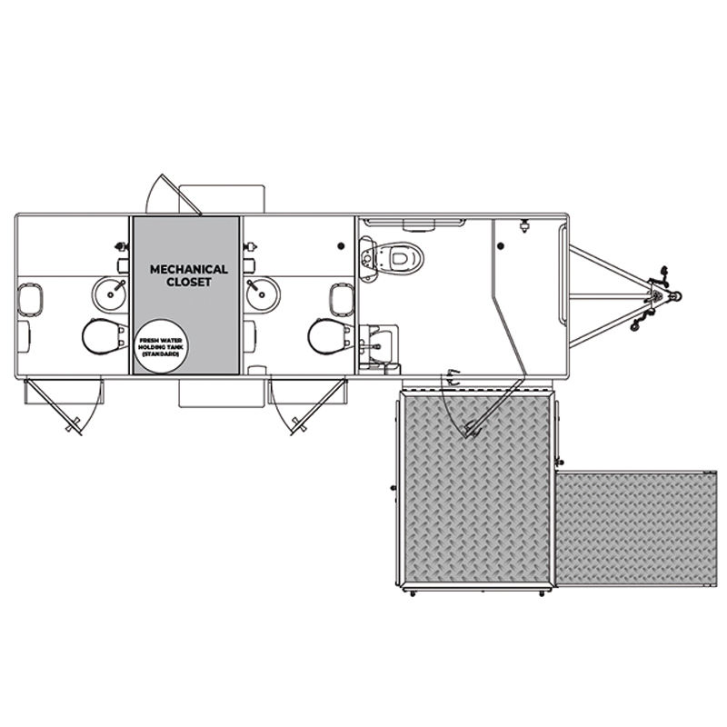 Ada Restroom Trailers with Premium Amenities for High-End Events