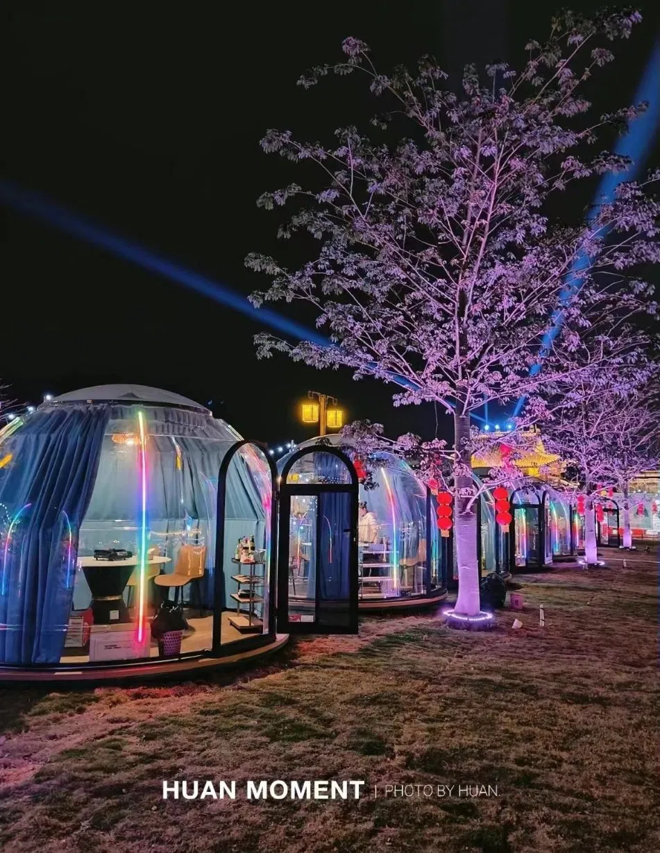 New Product Clamping House Transparent Prefab Dome Bubble Tent Star Room