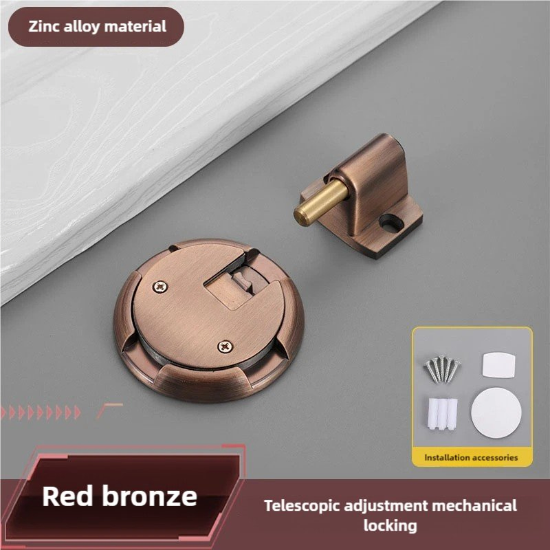 Premium Solid Brass Door Stop for Home and Office Use