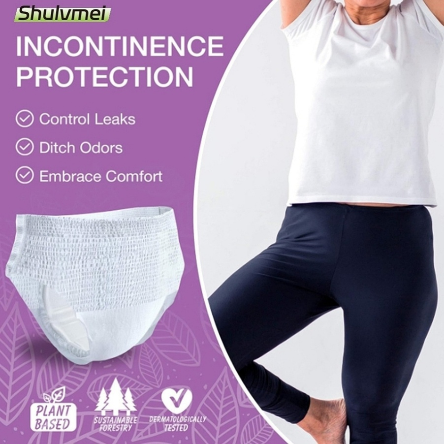 Comfortable Disposable Female Sanitary Pants Woman's Diaper for Menstrual Period Convenient
