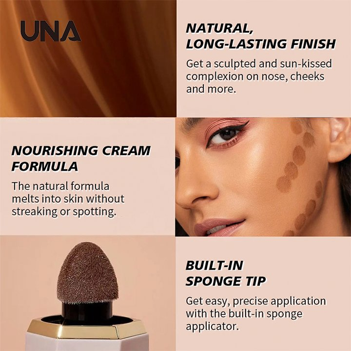 Hot High Pigmented Waterproof Liquid Contour Cream Wholesale Bronzer Blush Private Label Vegan Multi-Use Face&Body Bronzer