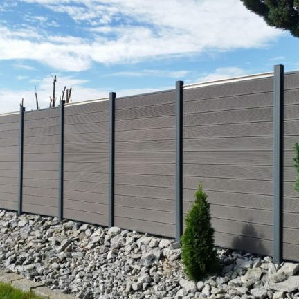 Weather Resistant Wood Plastic Composite Outdoor Privacy Fence Plank Selling Well in Europe and America Fence Panel