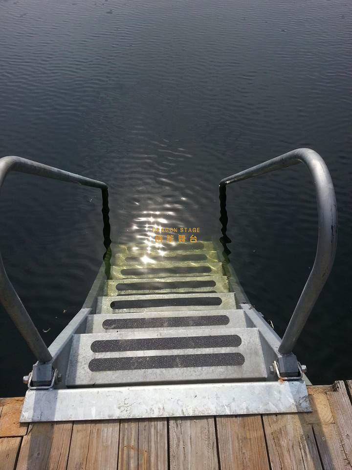 Wholesale Price 5 Meter Marine Boat Aluminium Step Ladder