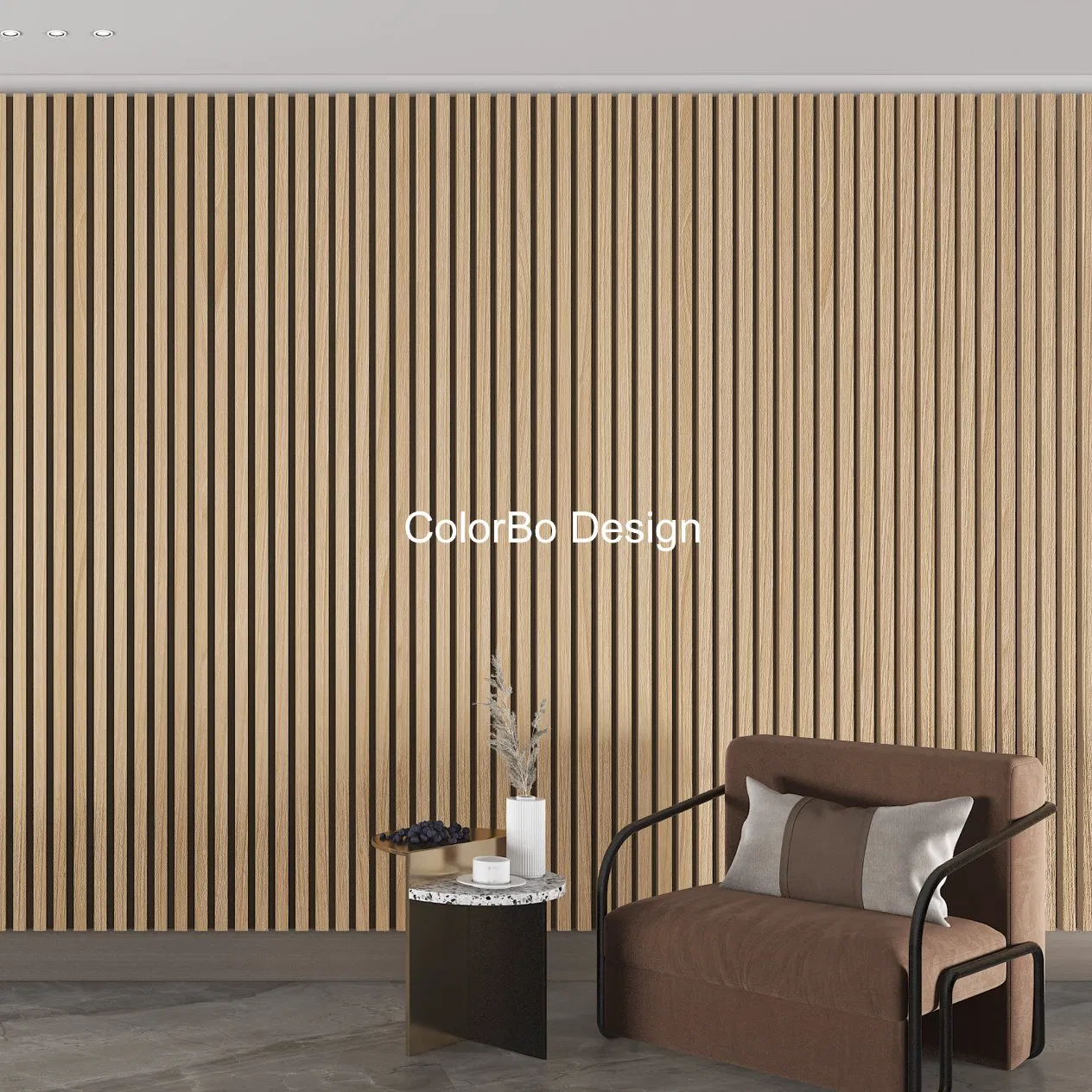 100% Polyester Fiber Eco Protction vertical panelling foam panels akupanel with High Quality